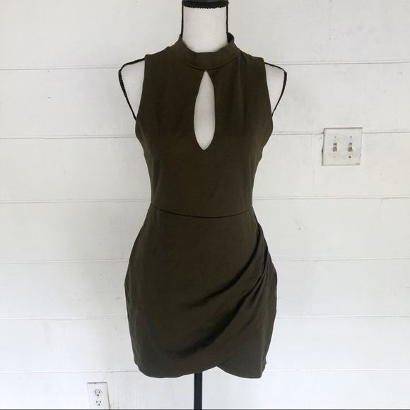 Windsor Dresses & Skirts - Windsor Sleeveless Halter Bodycon Mini Dress